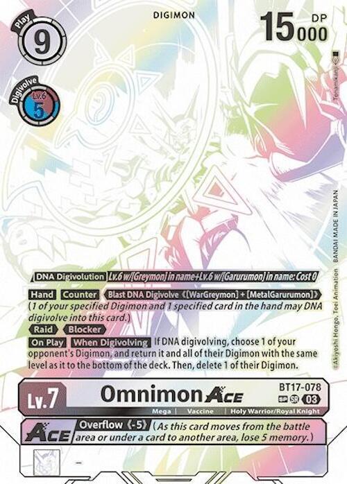 Omnimon ACE (Textured) card image