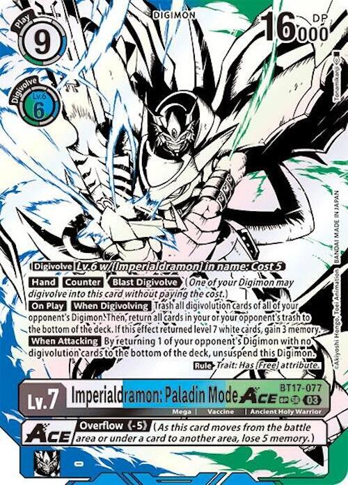 Imperialdramon: Paladin Mode ACE (Textured) card image