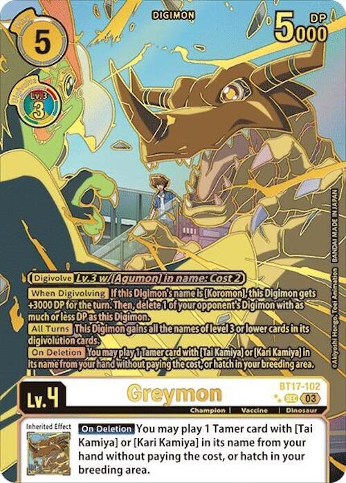 Greymon (Right) (Textured) card image