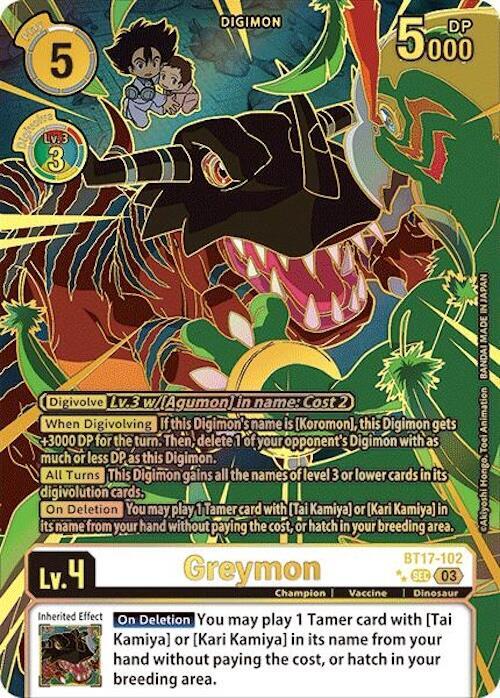 Greymon (Left) (Textured) card image