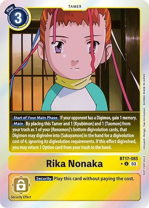 Rika Nonaka (Secret Crisis: Movie Memorial Pack) card image