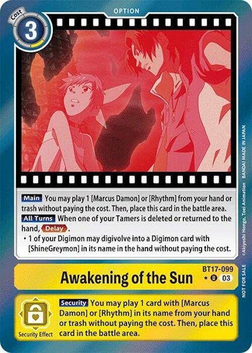 Awakening of the Sun (Secret Crisis: Movie Memorial Pack) card image