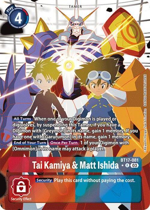Tai Kamiya & Matt Ishida (Alternate Art) card image