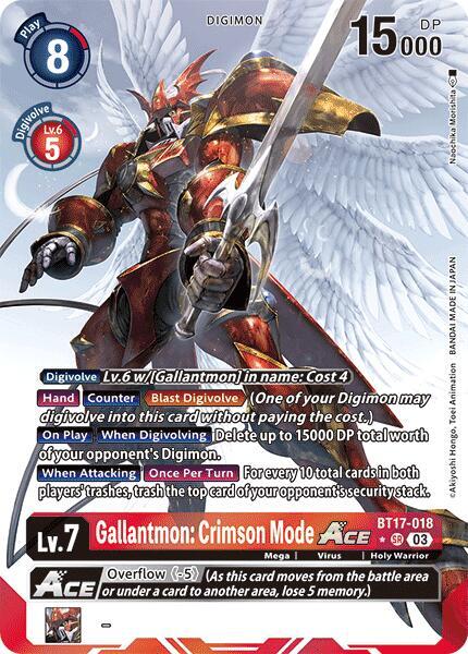 Gallantmon: Crimson Mode ACE (Alternate Art) card image