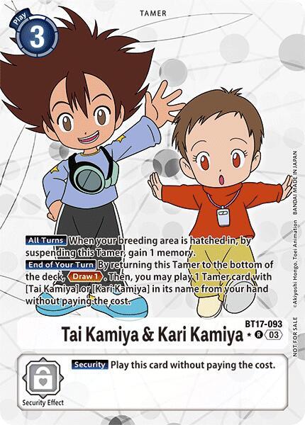 Tai Kamiya & Kari Kamiya (Box Promotion Pack: Secret Crisis) card image