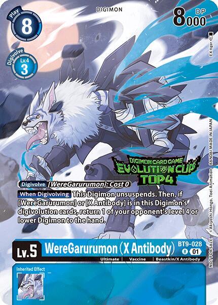WereGarurumon (X Antibody) (August 2024 Evolution Cup Top 4) card image