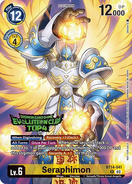 Seraphimon (August 2024 Evolution Cup Top 4) card image