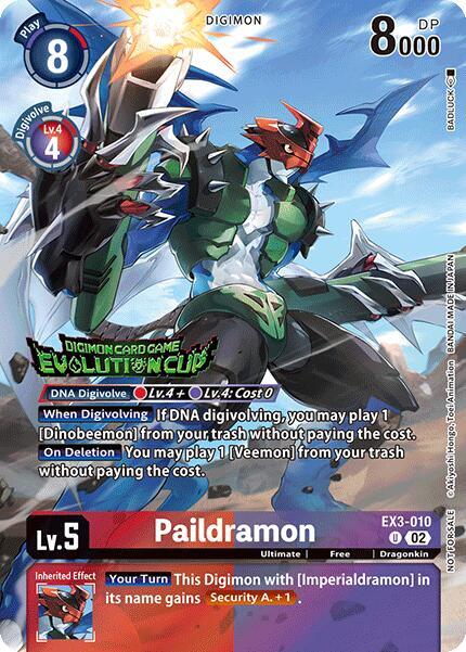 Paildramon (August 2024 Evolution Cup Participant) card image