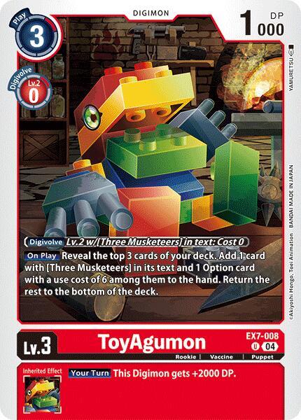 ToyAgumon - EX7-008 card image