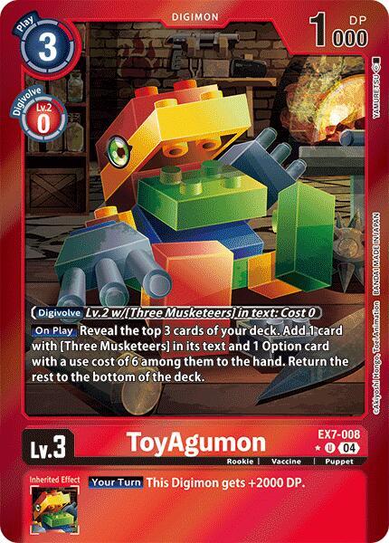 ToyAgumon - EX7-008 (Foil) card image