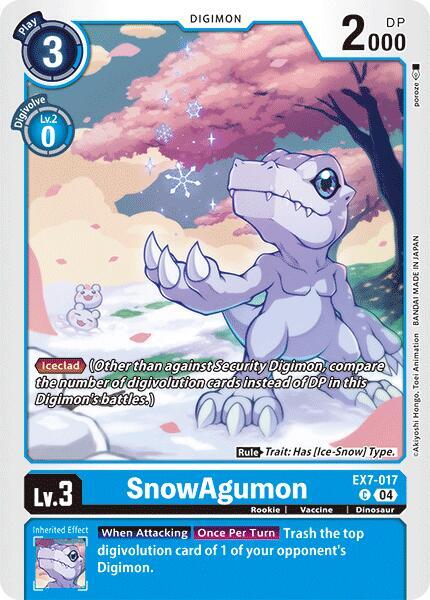 SnowAgumon card image