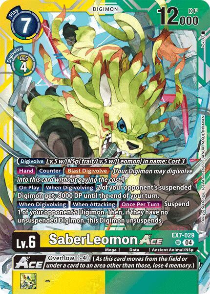 SaberLeomon ACE card image