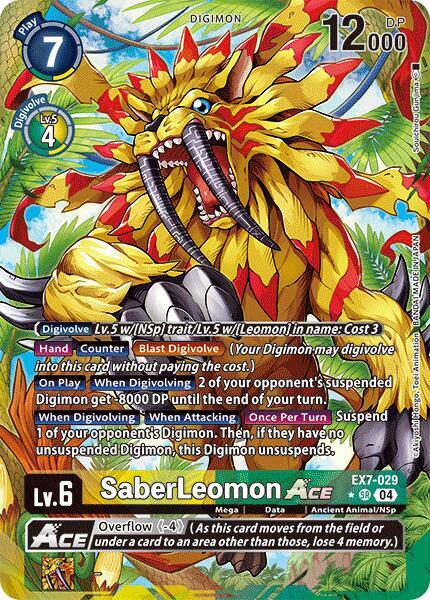 SaberLeomon ACE (Alternate Art) card image