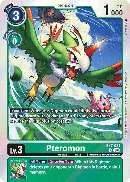 Pteromon card image