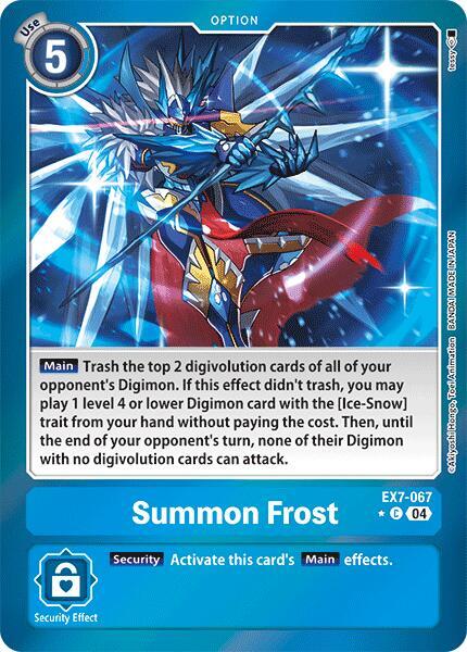 Summon Frost (Foil) card image