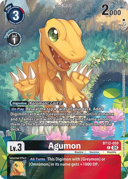 Agumon - BT12-059 (Legend Pack 2024) card image