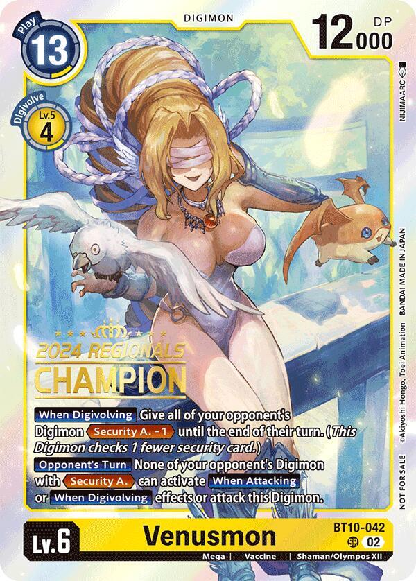 Venusmon (2024 Regionals Champion) card image