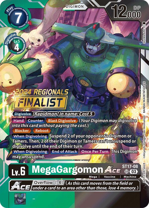 MegaGargomon ACE (2024 Regionals Finalist) card image