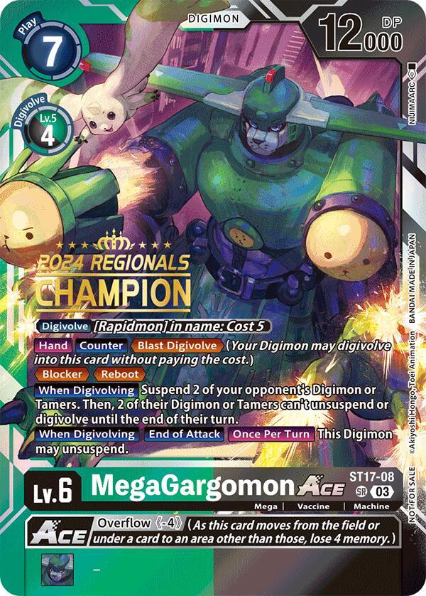 MegaGargomon ACE (2024 Regionals Champion) card image