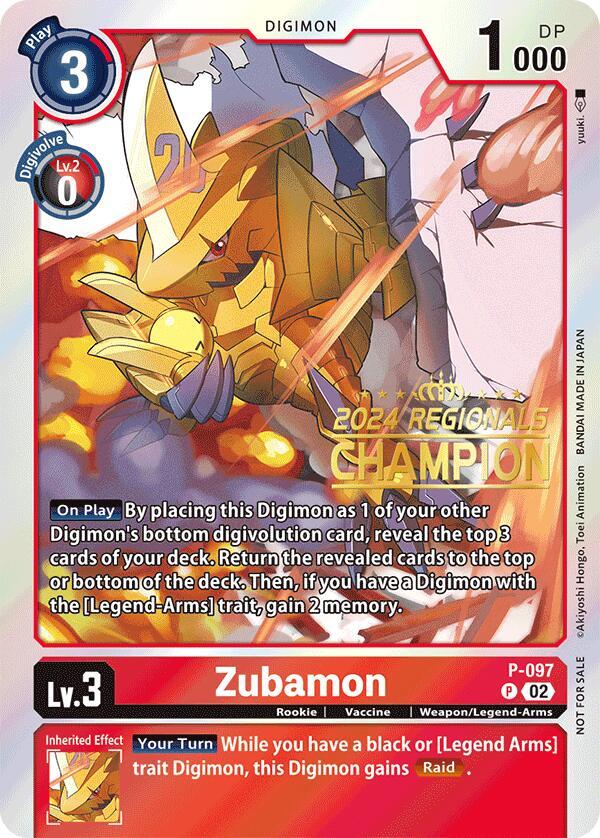 Zubamon - P-097 (2024 Regionals Champion) card image