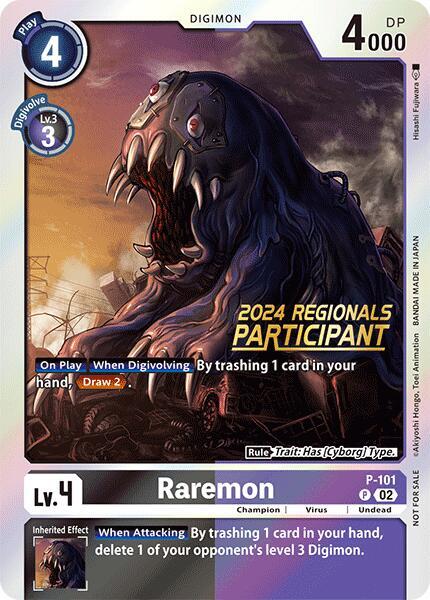 Raremon - P-101 (2024 Regionals Participant) card image