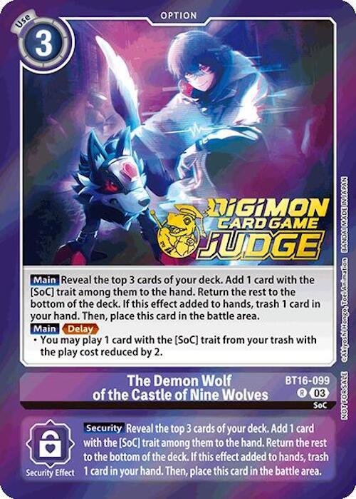 The Demon Wolf of the Castle of Nine Wolves (Judge Pack 6) card image