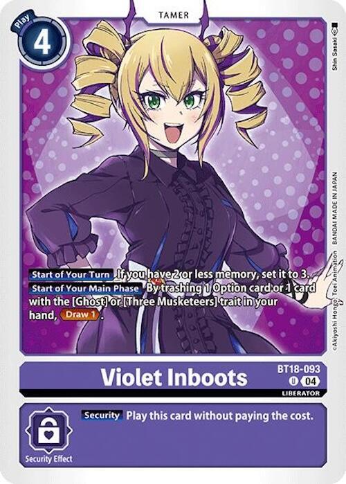 Violet Inboots - BT18-093 card image