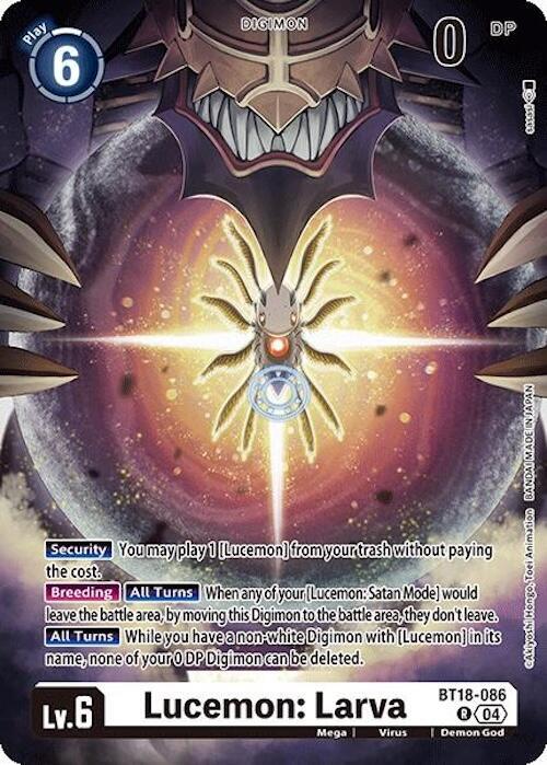 Lucemon: Larva card image