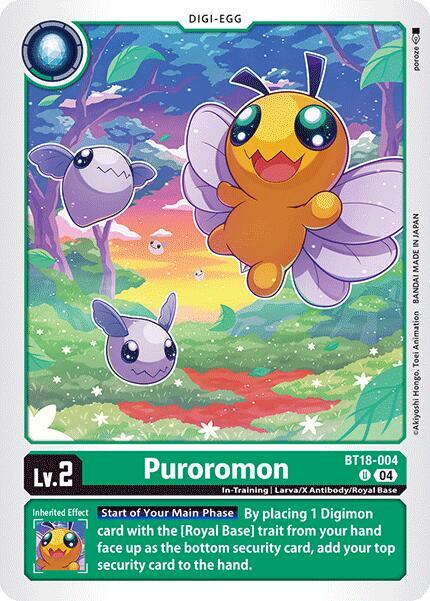 Puroromon card image