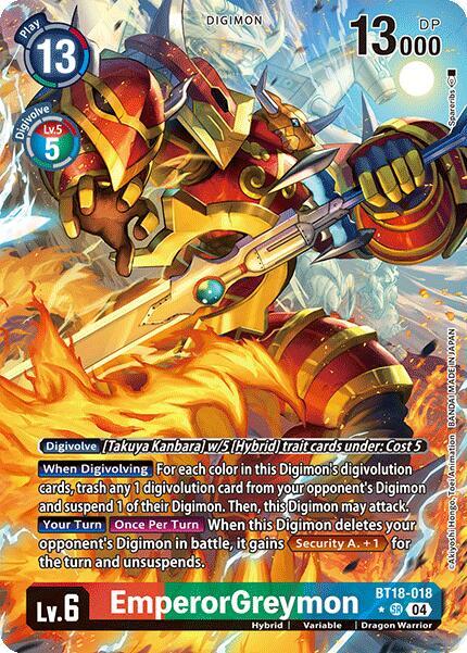 EmperorGreymon (Alternate Art) card image