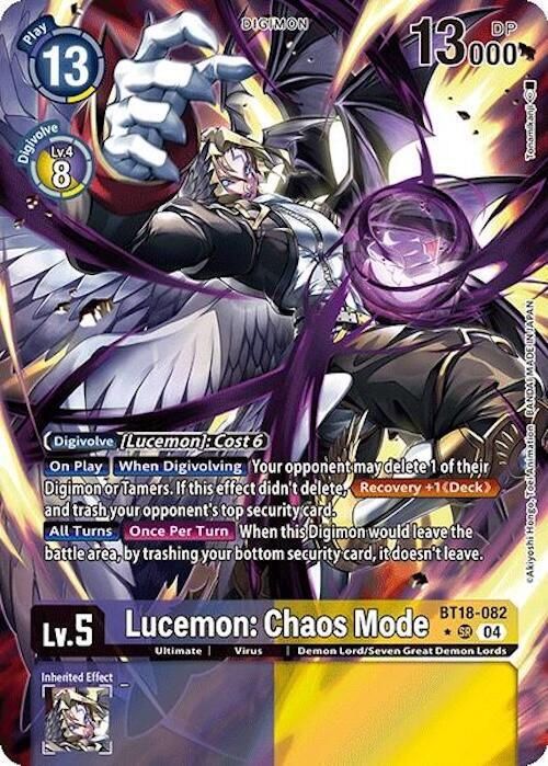 Lucemon: Chaos Mode (Alternate Art) card image