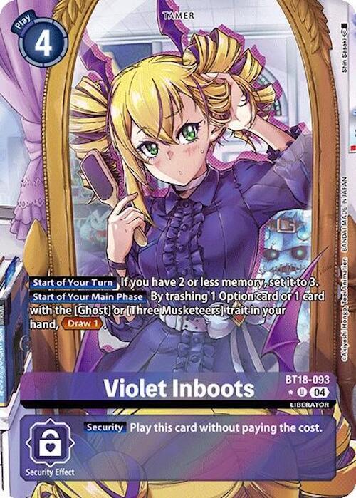 Violet Inboots - BT18-093 (Alternate Art) card image