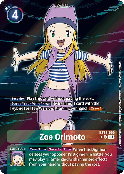 Zoe Orimoto (Release Special Booster 2.0: Box Promotion Pack) card image