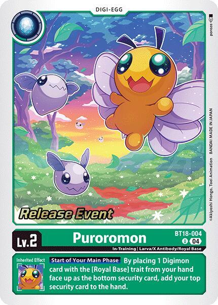 Puroromon card image