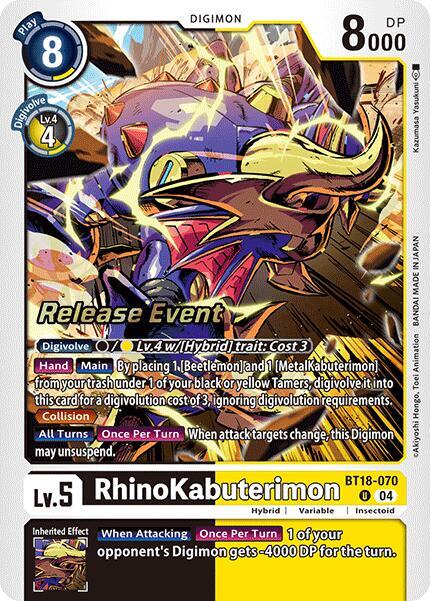 RhinoKabuterimon card image