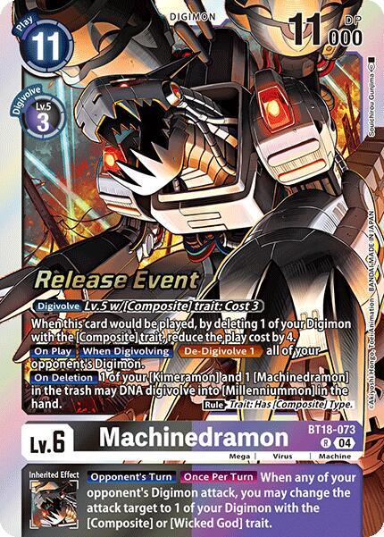 Machinedramon - BT18-073 card image