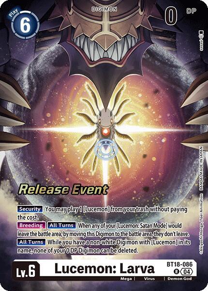 Lucemon: Larva card image