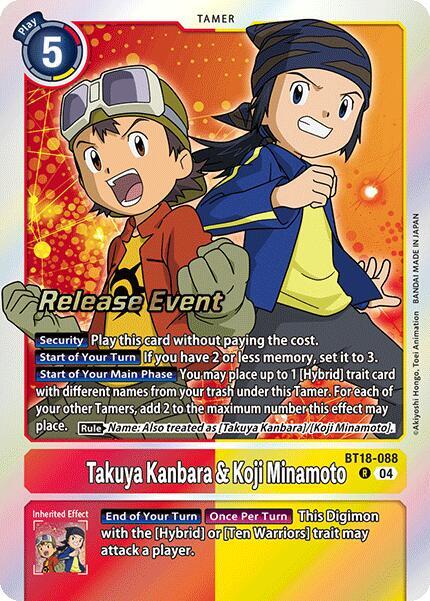 Takuya Kanbara & Koji Minamoto card image