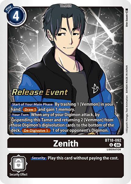 Zenith card image
