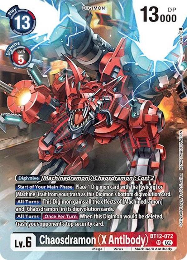 Chaosdramon (X Antibody) (Alternate Art) card image