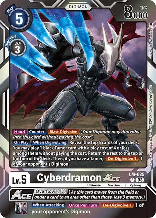 Cyberdramon ACE card image