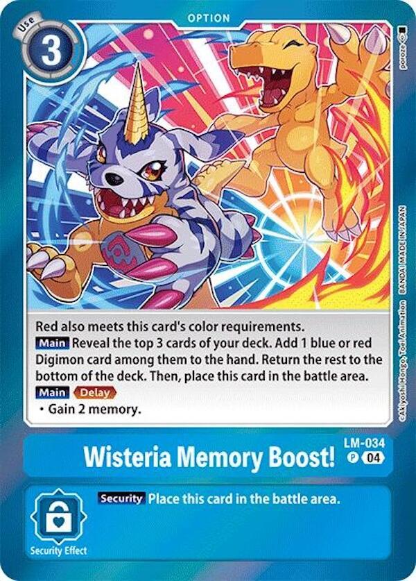 Wisteria Memory Boost! card image