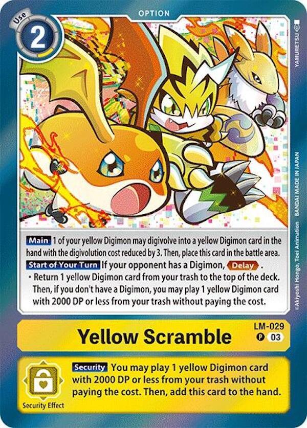 Yellow Scramble card image