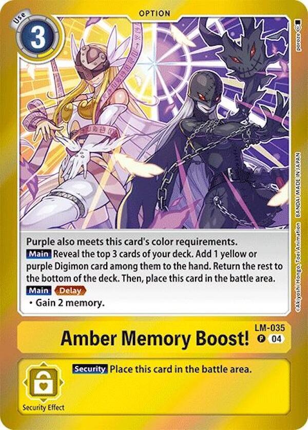 Amber Memory Boost! card image