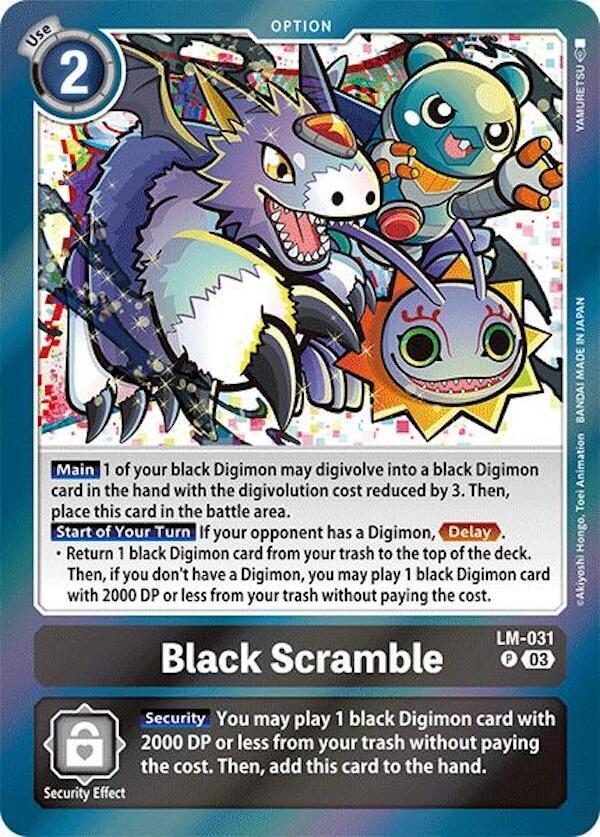 Black Scramble card image