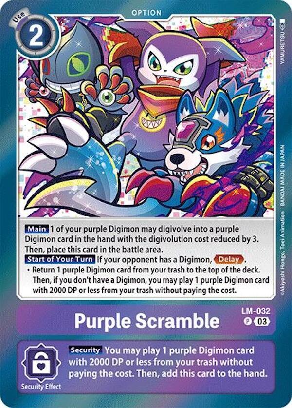 Purple Scramble card image