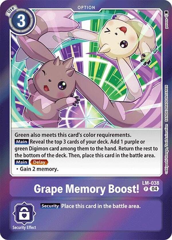 Grape Memory Boost! card image