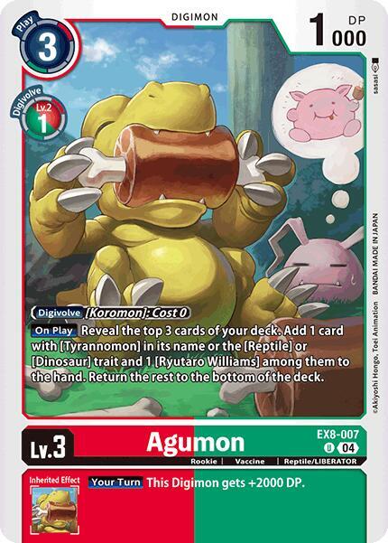 Agumon - EX8-007 card image