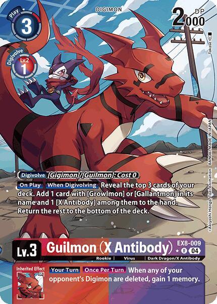 Guilmon (X Antibody) (Alternate Art) card image