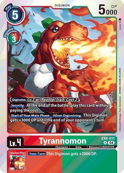 Tyrannomon card image